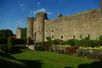 Amberley Castle, Schloss der Bisch�fe von Chichester, erbaut im 
17. Jahrhundert, West Sussex  (02.10.2009)