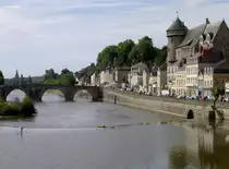 Laval, Mayenne Fluss und Pont Vieux Br�cke (04.07.2008)