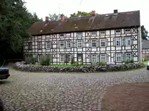 Wusterhausen/Dosse, Seem�hle, ehem. Wasserm�hle, heute Wohnhaus, Ostseite (06.09.2008)