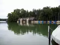 Wusterhausen/Dosse, Klempowsee, Bootsh�user (06.09.2008)