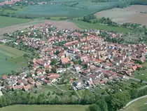 Blick auf 98631 Milz im Mai 2011