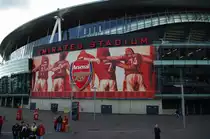 London, Emirates Stadium, 60 000 Pl�tze, Stadion des englischen 
Erstligisten FC Arsenal London (04.10.2009)