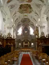 Stams, Zisterzienser Klosterkirche Unsere Lieben Frau, M�nchschor (14.06.2008)