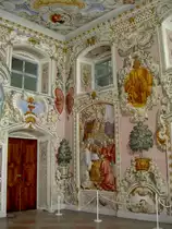 Stams, Stift, Bernhardi Saal, Kirchenf�rstenportal, erbaut 1720 von Georg Anton Gumpp (14.06.2008)