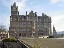 Edinburgh, Geb�ude an der Princess Street (13.02.2008)