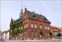 Das Rathaus in Plau am See. 15.06.2011