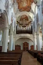 Bad S�ckingen am Hochrhein, die Klais-Orgel von 1993 im Fridolinsm�nster, Mai 2011