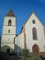 Staufen im Breisgau, die katholische Martinskirche, 1336 erstmals erw�hnt, der Bau in heutiger Form stammt von 1487, Mai 2011