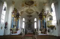 Hochwang, Hl. Kreuz Kirche, Landkreis G�nzburg (07.07.2011)