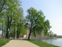 Schwerin [MV]; Blick vom Platz der guten Hoffnung zum Schlo�, 23.04.2011