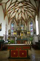 Allmendingen, Maria Himmelfahrt Kirche, Chorraum, Landkreis Alb Donau, 
(12.07.2011)