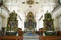 Lachen, Alt�re in der Hl. Kreuz Kirche, Kanton Schwyz (13.10.2010)
