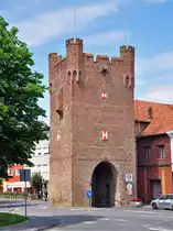 M�nstertor in Z�lpich, Ende des 14. Jahrhunderts erbaut, 03.07.2011