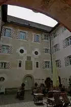 Wasserschlo� Glatt, der Innenhof, Juli 2011