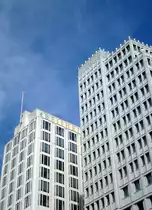 Das Beisheim Center am Potsdamer Platz in Berlin: zwei Hotels, B�ros und exklusive Wohnungen - entworfen von vier Architekten. 19.7.2011