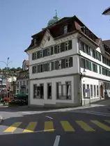 Herisau, Haus zum Tannenbaum von 1780 am Obstmarkt (21.08.2011)