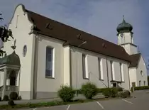 Andwil, Kath. Pfarrkirche St. Otmar, erbaut 1731 bis 1732 von Joh. Pfister, 1932 bis
 1933 verl�ngert und renoviert von Albert Rimli, Kanton St. Gallen (21.08.2011)