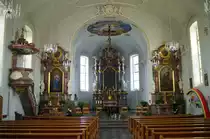 Andwil, Kath. Pfarrkirche St. Otmar, Alt�re und Kanzel, Kanton St. Gallen
(21.08.2011)