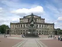 Die Dresdener Semperoper.(24.7.2011)