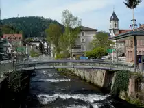 Bad Wildbad im Nordschwarzwald, die 11 000 Einwohner z�hlende Kurstadt liegt im Enztal, Mai 2006 