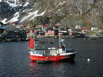 � i Lofoten ist der s�dlichste Fischerort auf den Lofoten. � liegt auf der Insel Moskenes�ya.
