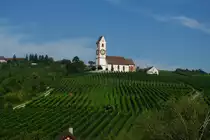 Hallau, Bergkirche St. Moritz, erbaut 1491, Kanton Schaffhausen (11.09.2011)
