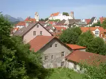 F�ssen, Altstadt mit Hohen Schloss und St. Mang Kloster (11.07.2010)