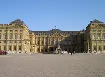 W�rzburg, Ehrenhof der Residenz, erbaut durch B. Neumann (17.10.2006)