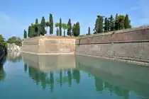 PESCHIERA del Garda (Provinz Verona), 27.09.2011, Teil der Stadtmauer