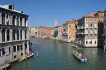 VENEZIA (Provinz Venezia), 03.10.2011, am Can�l Grande mit San Felice im Hintergrund