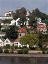 Hamburg-Blankenese, ein Wohnviertel mit Elbblick. 02.10.2011