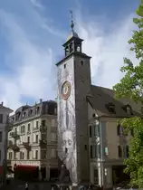 Vevey, Tour St. Jean, geh�rte als Glockenturm zur ehem. Spitalkapelle (12.09.2010)