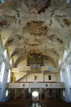 Marktoberdorf, St. Martin Kirche, Fresken von Johann Georg Hermann aus Kempten, 
Kreis Ostallg�u (04.10.2011)