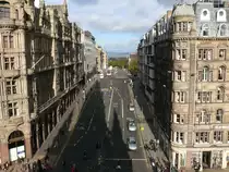 Edinburgh am 21.10.2010, Blick auf St. David Street.