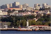 Die Flussstation Bel�m. Hier legen die Flussf�hren an, die f�r den Personennahverkehr in Lissabon unersetzlich sind. 11.10.2011