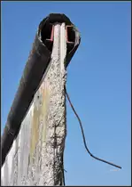 . Berlinermauerquerschnitt - In der Niederkirchnerstra�e steht noch ein Rest der Berliner Mauer. August 2011 (Jonas)