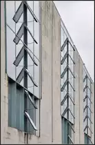 . Frische Luft f�rs Bundeskanzleramt - Offene Fenster in den Winterg�rten des Bundeskanzleramtes in Berlin. August 2011 (Jonas)