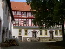 Herzberg/Harz, Welfenschloss, ermals erw�hnt 1154, neu erbaut 1510, seit 1882 
Sitz des Amtsgericht und des Zinnfigurenmuseums, Kreis Osterode (21.05.2011)