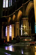 In der Kathedrale Notre-Dame von Reims; 17.11.2011
