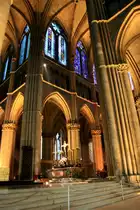 In der Kathedrale Notre-Dame von Reims; 17.11.2011