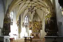 Schlosskapelle Blutenburg, Alt�re von Jan Polacks (1491), Sakramentshaus von 1489, 
M�nchen, Stadtteil Obermenzing (20.11.2011)