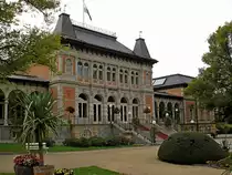 Bad Elster im Vogtland, das Kurhaus im Neorenaissancestil wurde 1880-90 erbaut, bereits seit 1875 tr�gt der Ort das Pr�dikat  BAD , Okt.2006