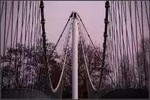 . Aufgeh�ngt - Fu�g�ngerh�ngebr�cke Max-Eyth-Steg bei Stuttgart-Hofen, November 2011 (Matthias)