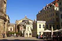 Blick von der Salzgasse zur Hochschule der Bildenden K�nste in Dresden. (Aufnahme vom 06.10.2011)