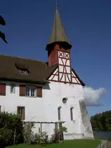 Wagenhausen, ehem. Benediktinerkl�sterchen, gestiftet 1083 von Tuoto von Wagenhausen, heute ref. Pfarrkirche, Bezirk Frauenfeld (28.08.2011)