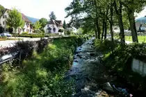 Glottertal, das Fl��chen  Glotter  gab dem Tal und der Ortschaft den Namen, Aug.2011