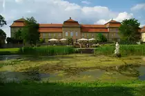 Fulda, Schloss Fasanerie, erbaut im 18. Jahrhundert durch die F�rst�bte von Fulda, 
heute Museum der Antiken- und Porzellansammlungen der Landgrafen von Hessen 
(05.07.2009)