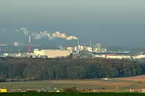 Industriegebiet in Euskirchen mit Zuckerfabrik im Hintergrund - 05.11.2011