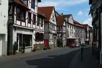 Lich, Fachwerkh�user in der Braugasse, Kreis Gie�en (31.05.2009)