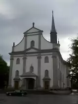 Cham, Kath. Pfarrkirche St. Jakob, erbaut von 1783 bis 1794 von Jakob und Johann 
Anton Singer, Kanton Zug (08.08.2010)